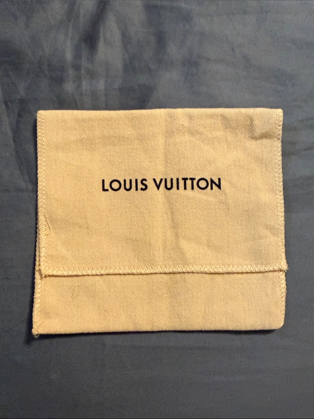Louis Vuitton Beige Logo Dust Pouch